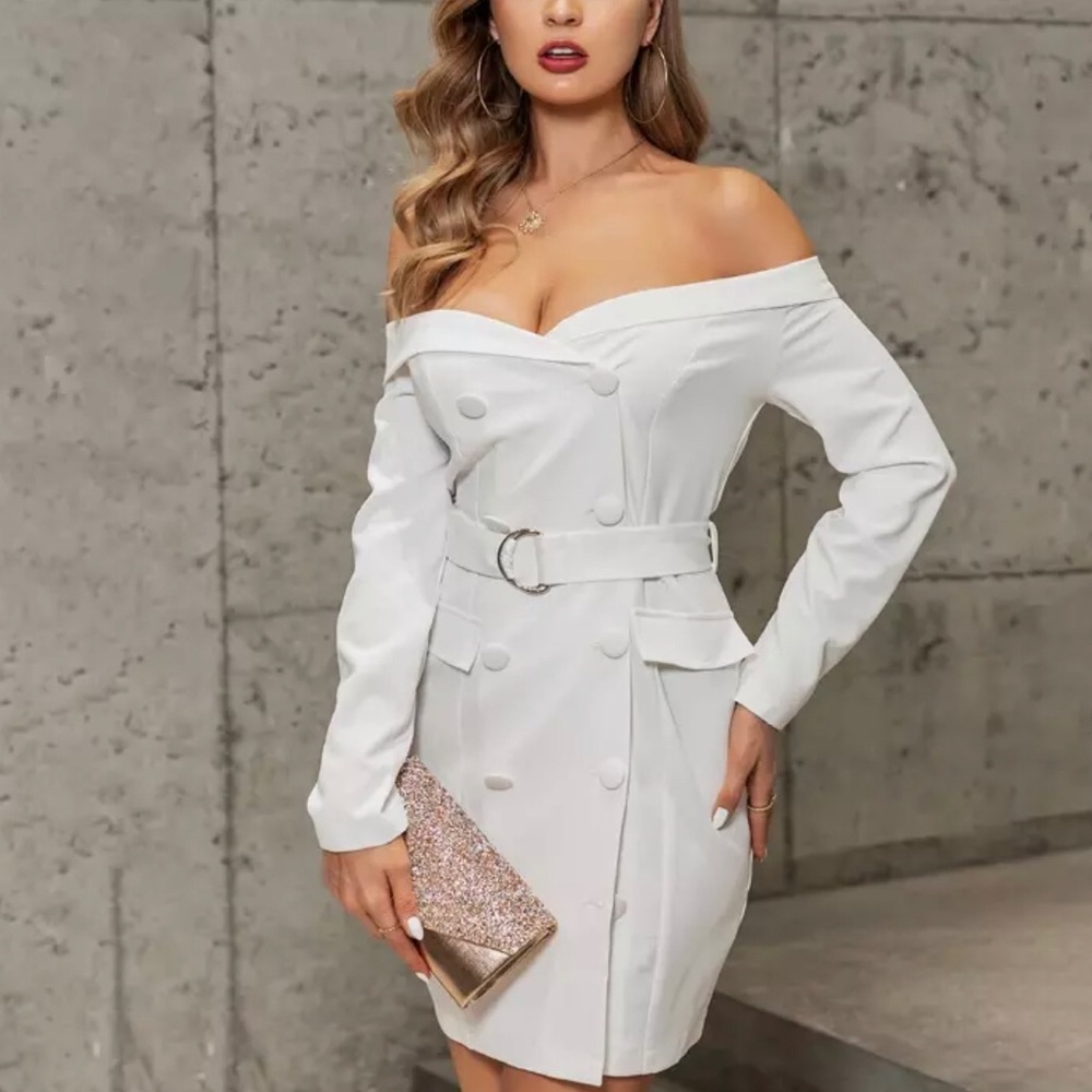Profesional one piece white blazer